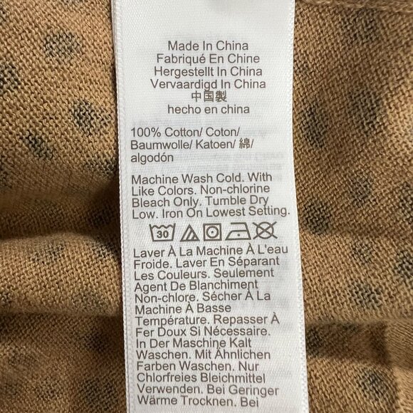 J.Crew Teddie Leopard Print Lightweight Cotton Pullover Sweater‎ Size M 2024 - Picture 9 of 11